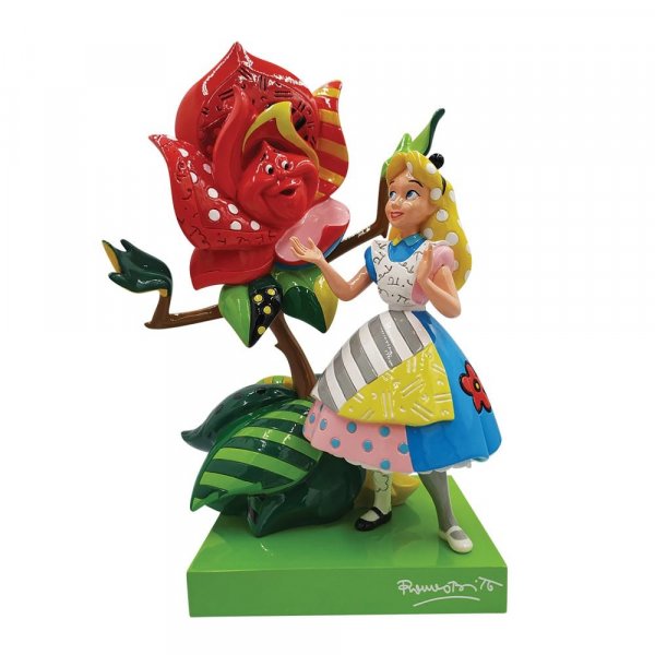 Disney Alice in Wonderland Figurine By Romero Britto 20cm