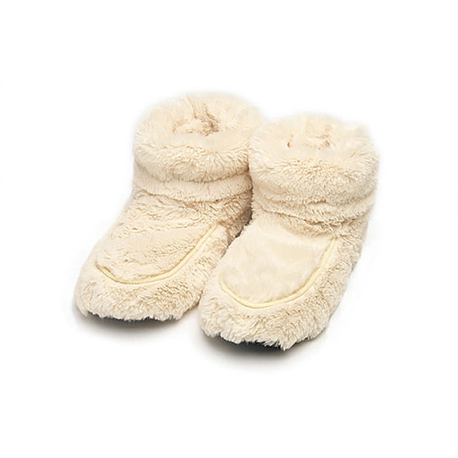 Warmies Wellness Microwavable Heat-Up Soft Slipper Boots Wheat Filled Lavender Scented (One Size UK 3-7)