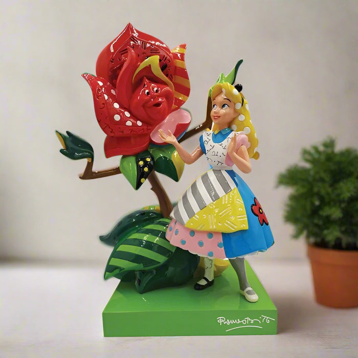 Disney Alice in Wonderland Figurine By Romero Britto 20cm