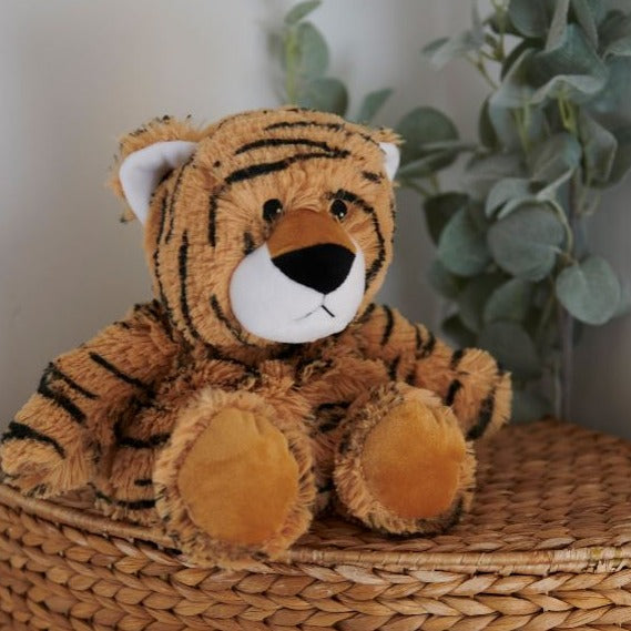 Warmies Tiger 13" Microwavable & Cooling Soft Toy Lavender Scent