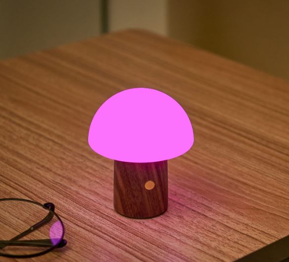 Gingko Super Mini Alice Mushroom RBG Colour Changing Desk Lamp