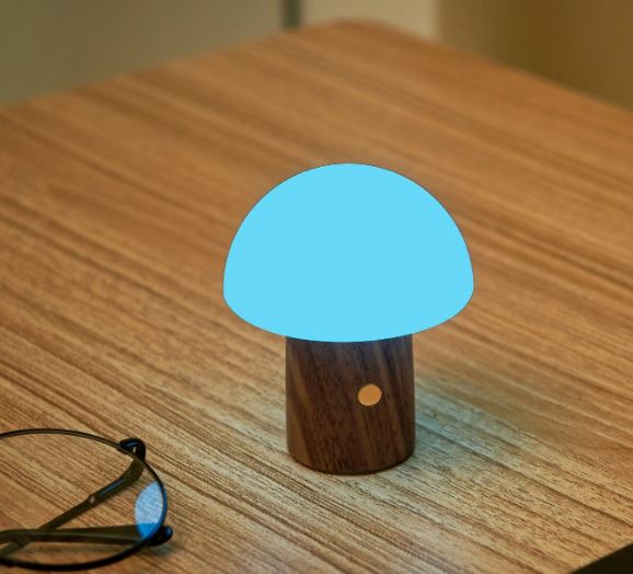 Gingko Super Mini Alice Mushroom RBG Colour Changing Desk Lamp