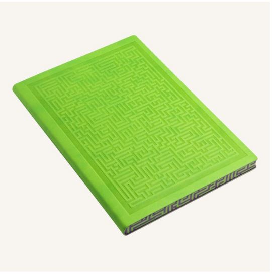 Daycraft A5 Lined Notebook Amazer Green Maze Note Pad