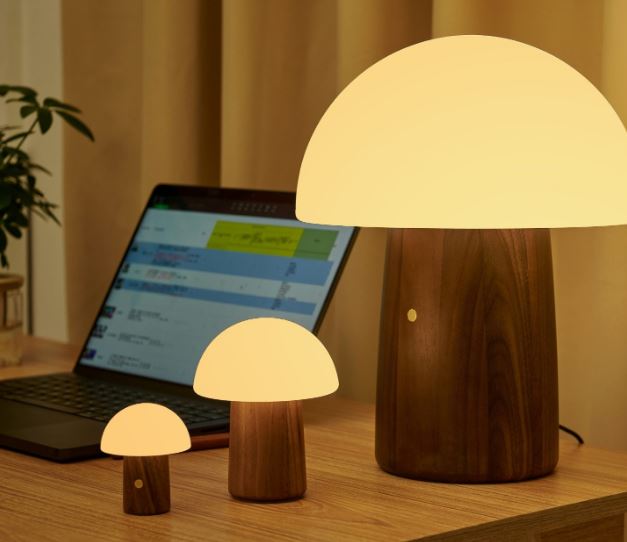 Gingko Super Mini Alice Mushroom RBG Colour Changing Desk Lamp