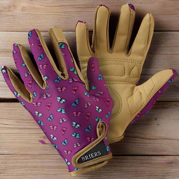 Briers Women's Profession'elle' Purple Gardening Gloves