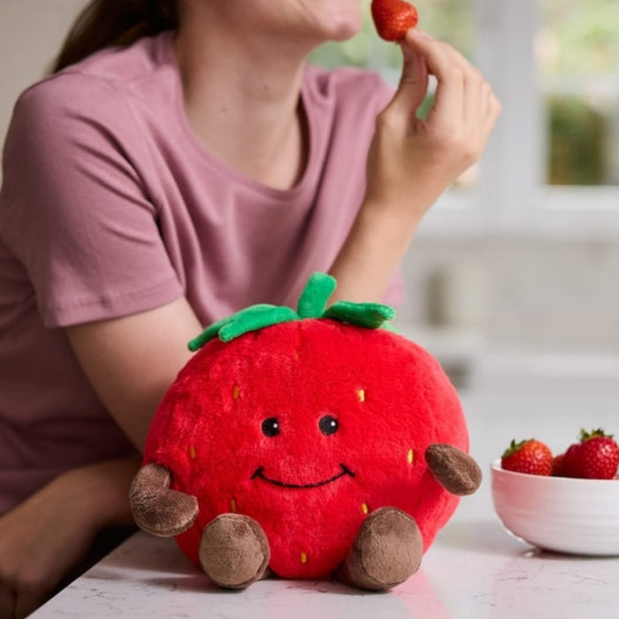 Warmies Strawberry Microwavable Lavender Scented Soft Toy