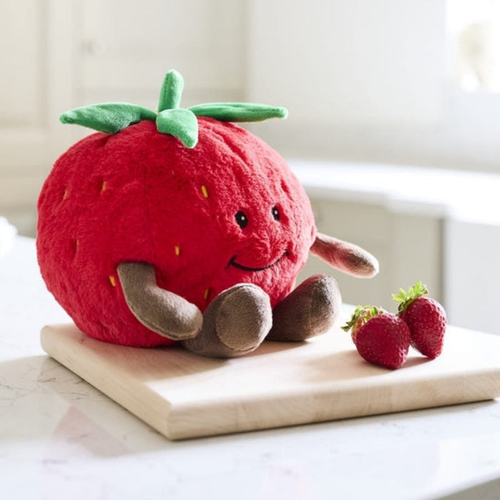 Warmies Strawberry Microwavable Lavender Scented Soft Toy