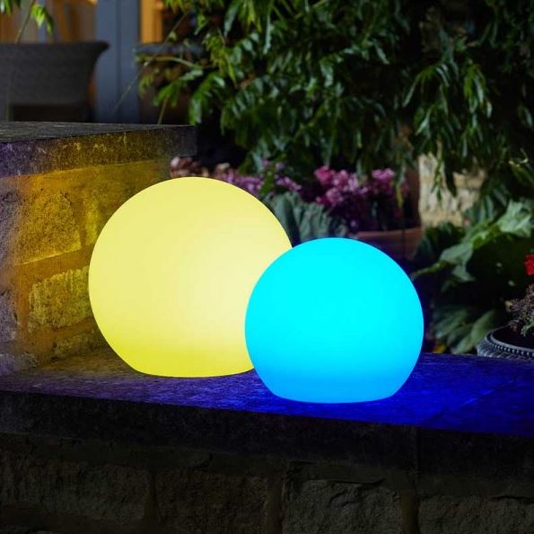 Garden Outdoor Rechargeable USB Colour-Changing Orb Light