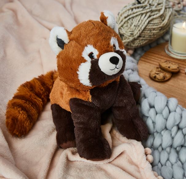 Warmies Red Panda Microwavable Soft Toy Lavender Scent