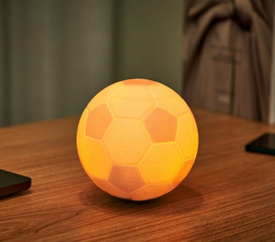 Gingko Mini Football Spin LED Desk Lamp