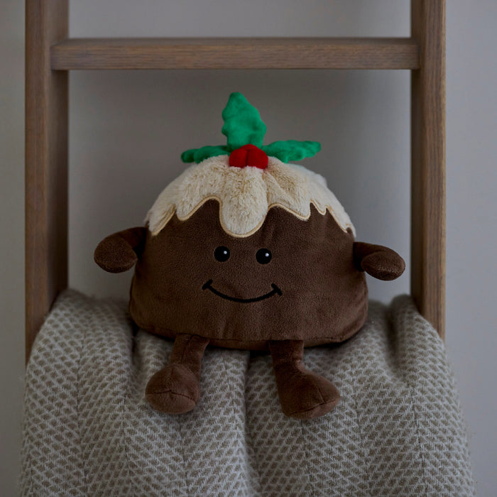 Warmies Christmas Pudding Microwavable Lavender Scented Soft Toy