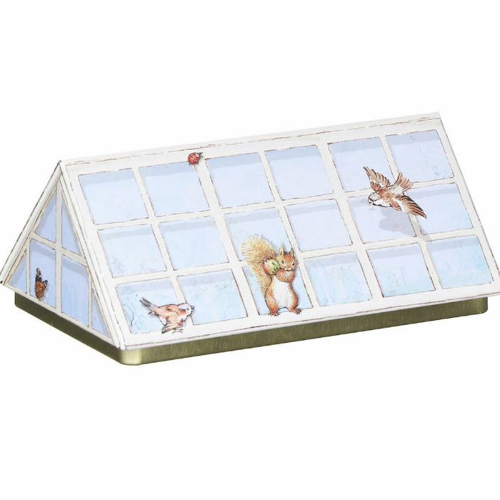 Emma Bridgewater Peter Rabbit Greenhouse Shaped Storage Tin