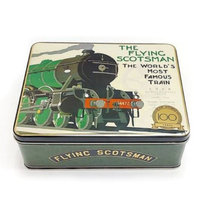 Flying Scotsman Train Storage Tin With Lid