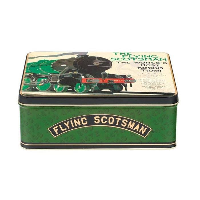 Flying Scotsman Train Storage Tin With Lid