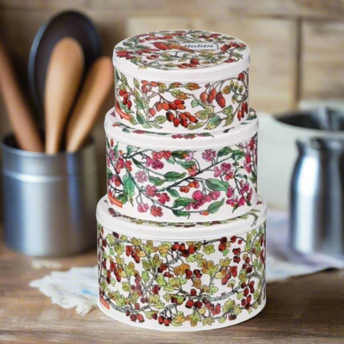 Emma Bridgewater Birds In A Hedgerow Set of 3 Cake Tins