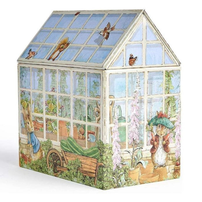 Emma Bridgewater Peter Rabbit Greenhouse Shaped Storage Tin