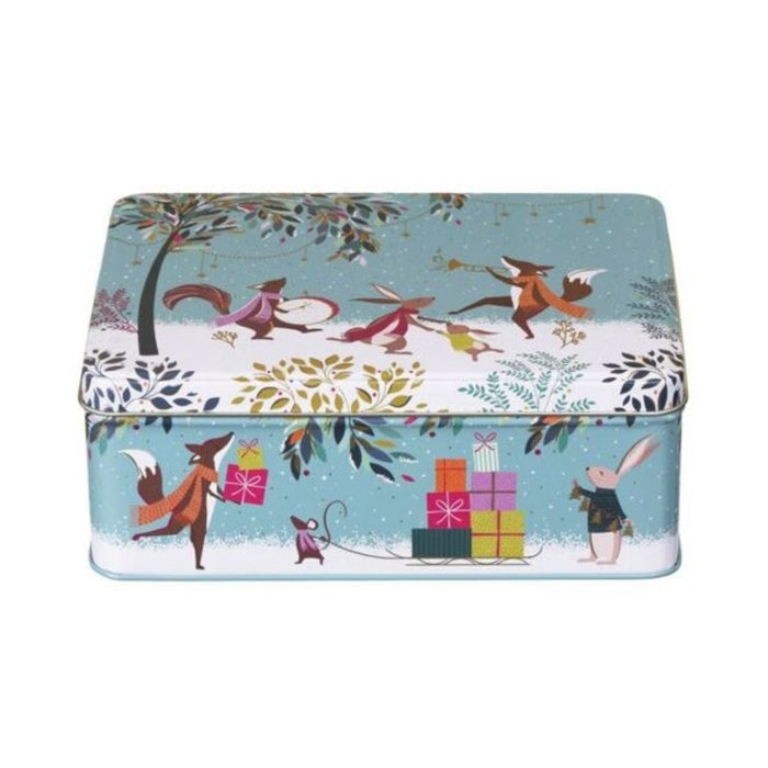 Sara Miller Woodland Tales Christmas Storage Tin