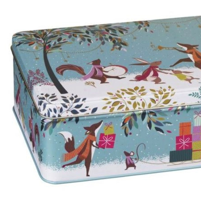 Sara Miller Woodland Tales Christmas Storage Tin