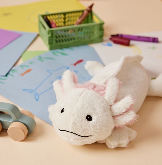 Warmies Axolotl Microwavable Lavender Scented Soft Toy