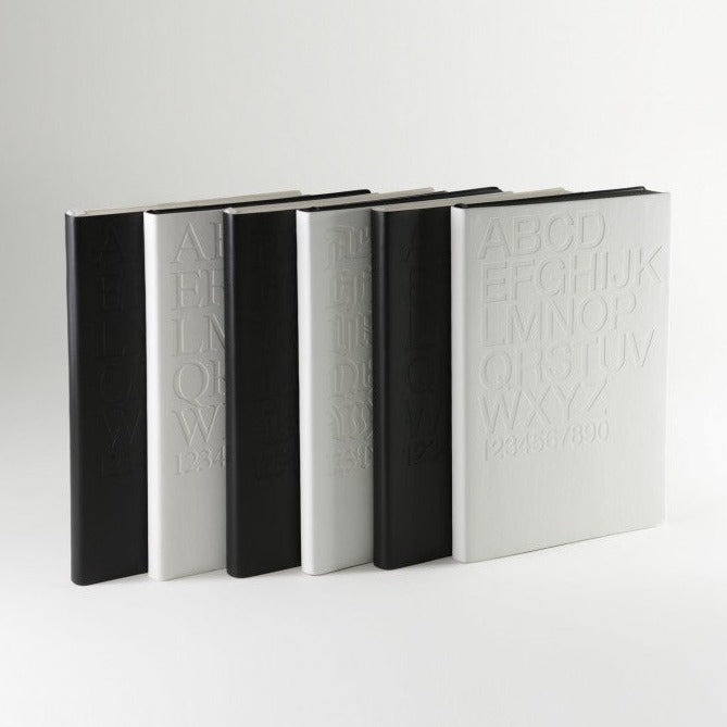 Daycraft Notebooks Embossed Black or White Lined Note Pad A5/A6