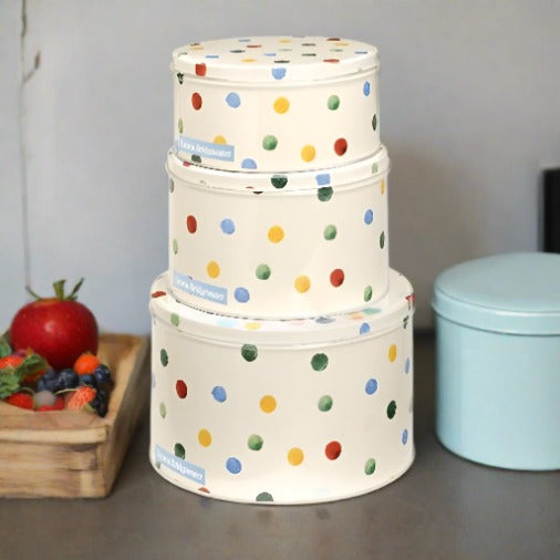 Collectible Kitchen Cake Tin / Decoware USA Red & White / - Etsy